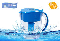 Alkaline Mineral Water Pitcher Fast Filtering , Plastic Water Purifier Jug 3.5L