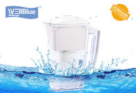 BPA Free Wellblue Water Pitcher , Plastic Water Filter Kettle NSF WQA Cetificate