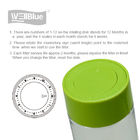 Portable Alkaline Water Filter Bottle , Collapsible Water Bottle Food Grade PET Material