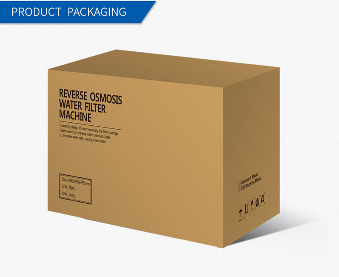 Servicio de la larga vida del purificador del agua de la ósmosis reversa de la categoría alimenticia de WellBlue para residencial