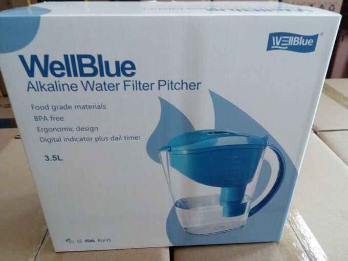 BPA liberan el ácido del cuerpo humano de la balanza de la categoría alimenticia y la jarra alcalina alcalina del filtro del jarro del purificador del agua
